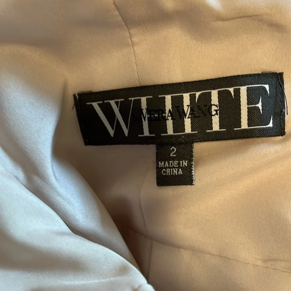 WHITE by Vera Wang cream gown - Picture 5 of 6